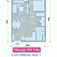Căn hộ 1PN K‑Home chỉ 978 triệu – Sở hữu ngay tại trung tâm TP Mới Bình Dương