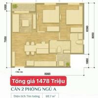 Căn Hộ 2 Phòng Ngủ Rộng Rãi – Giá Chỉ 1,478 Tỷ, Vay 25 Năm Sở Hữu Ngay Trung Tâm TP Mới Bình Dương