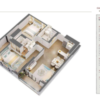 CAPITAL SQUARE: TÒA QUEEN - CĂN 2PN, DT 64,58m² - VIEW SÔNG HÀN + TT 1,2 TỶ KÝ HDMB + CK ĐẾN 17%