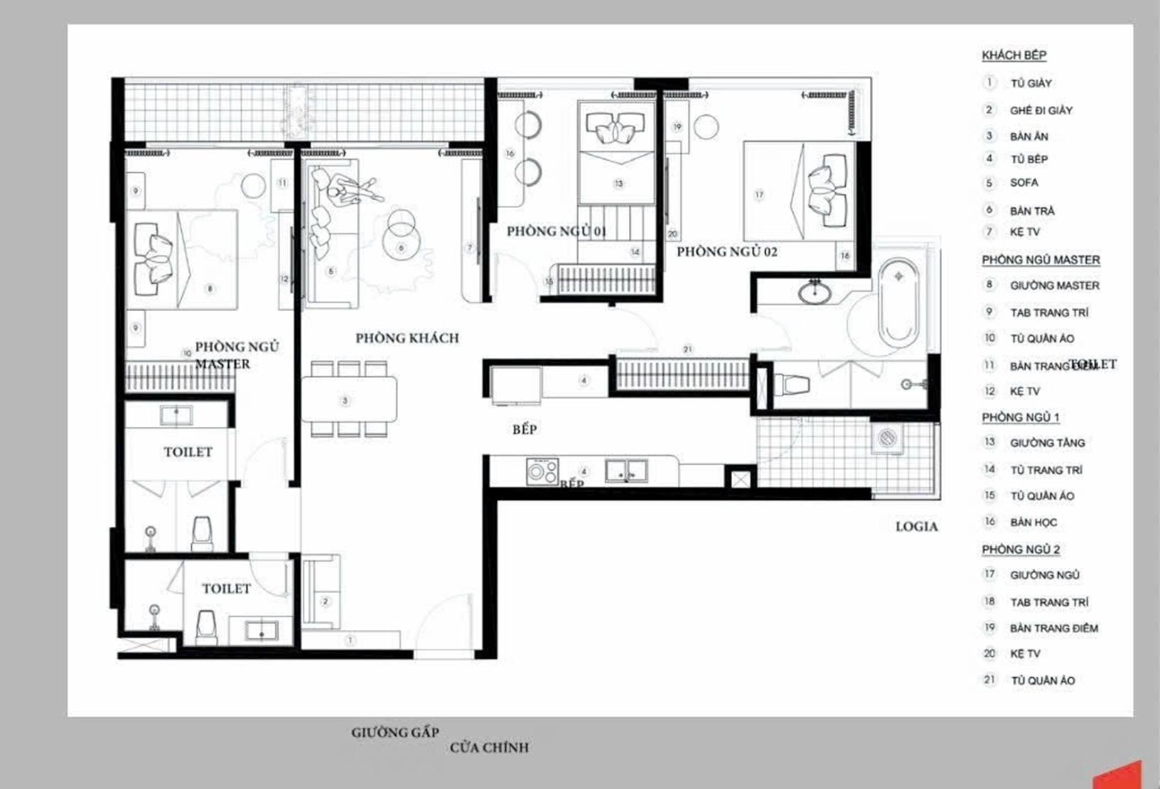 Jade Square Phạm Văn Đồng. Bản đặc biệt 3Pn - 128m2. Kính Low - e View toàn cảnh Sông Hồng