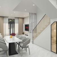 4TỶ5 CÓ NGAY NHÀ ĐẸP 2 TẦNG, 2 MẶT TIỀN, HẺM Ô TÔ TTTPDiện tích: 52,7m2, full đất ODT Số chứng