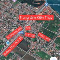 LÔ GÓC 77,5M² CẨM HOÀN – THANH SƠN  GIÁ 1 TỶ 3XX – TRUNG TÂM KIẾN THỤY – THANH KHOẢN CAO  ZALO