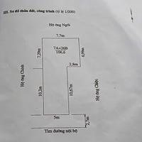 Nhà mặt đường Nam Trung Hành - 107m - Mặt tiền 5m - Tuyến 2 Trung Lực